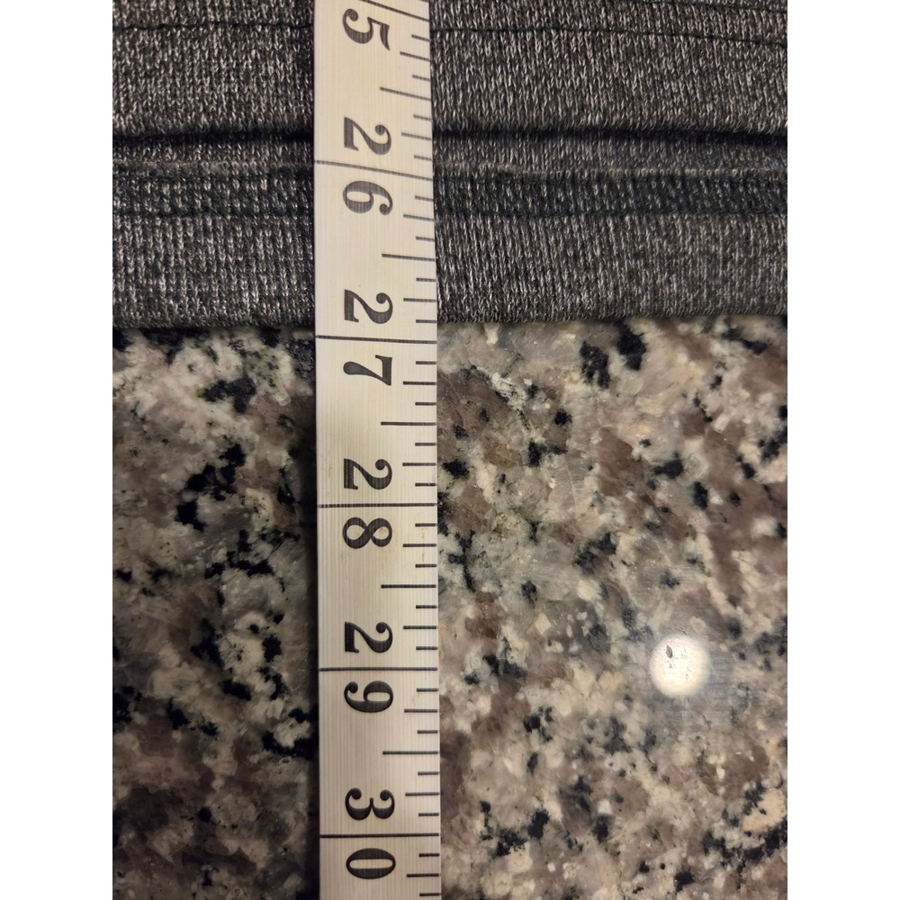 VTG 1946 Mens Quarter Zip‎ Pullover Heather Grey Mock Neck Sweater Large - Picture 8 of 9